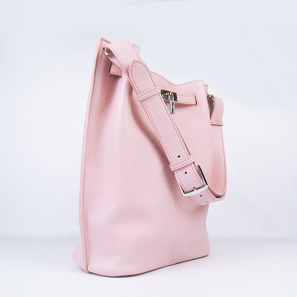 Replica Hermes Jypsiere 34 Togo Leather Messenger Bag Pink H2804 - 1:1 Copy